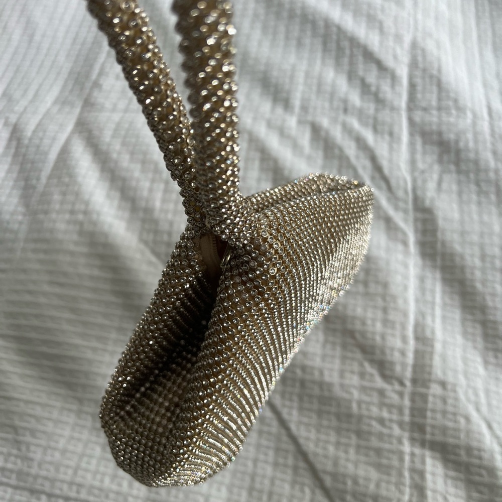 NWOT Crystal Embellished Mini Handbag - Picture 5 of 5